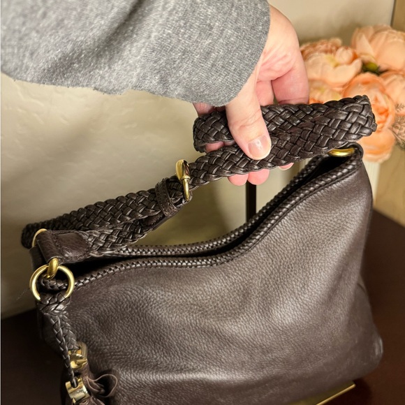 EUC Gucci Marrakech dark brown leather shoulder bag - Picture 6 of 12